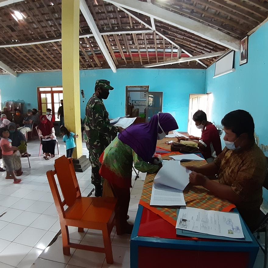 Kegiatan Penerimaan BLT Dana Desa Tahap VI tahun 2020.